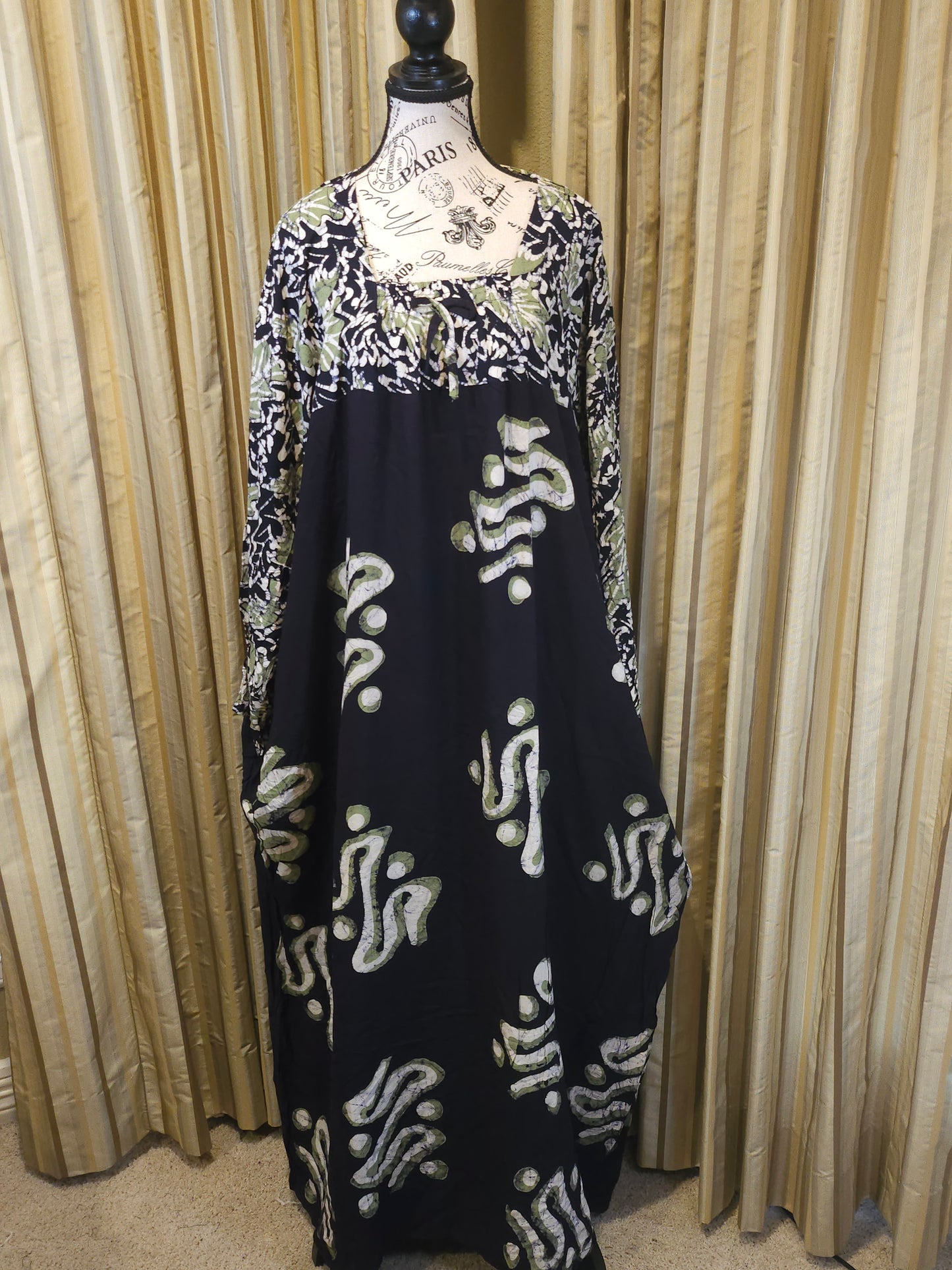 Mia batik plus size gown