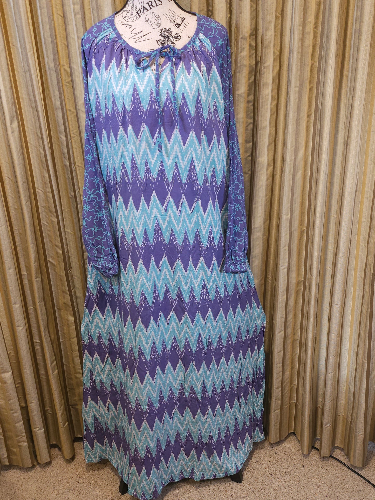 Mia batik plus size gown