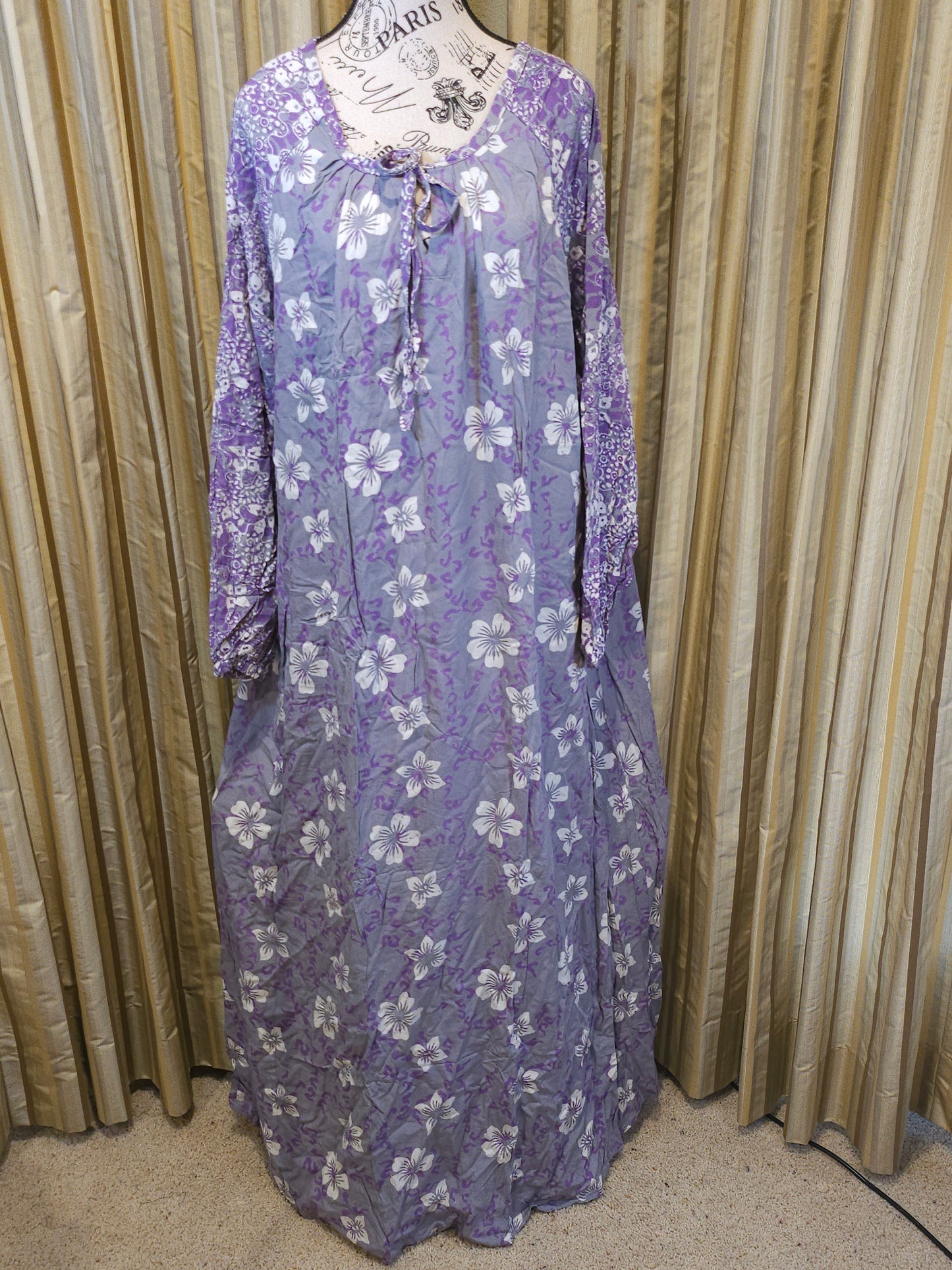 Mia batik plus size gown