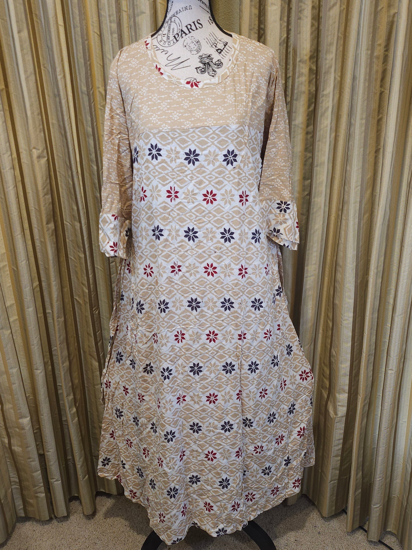 Mia batik plus size gown