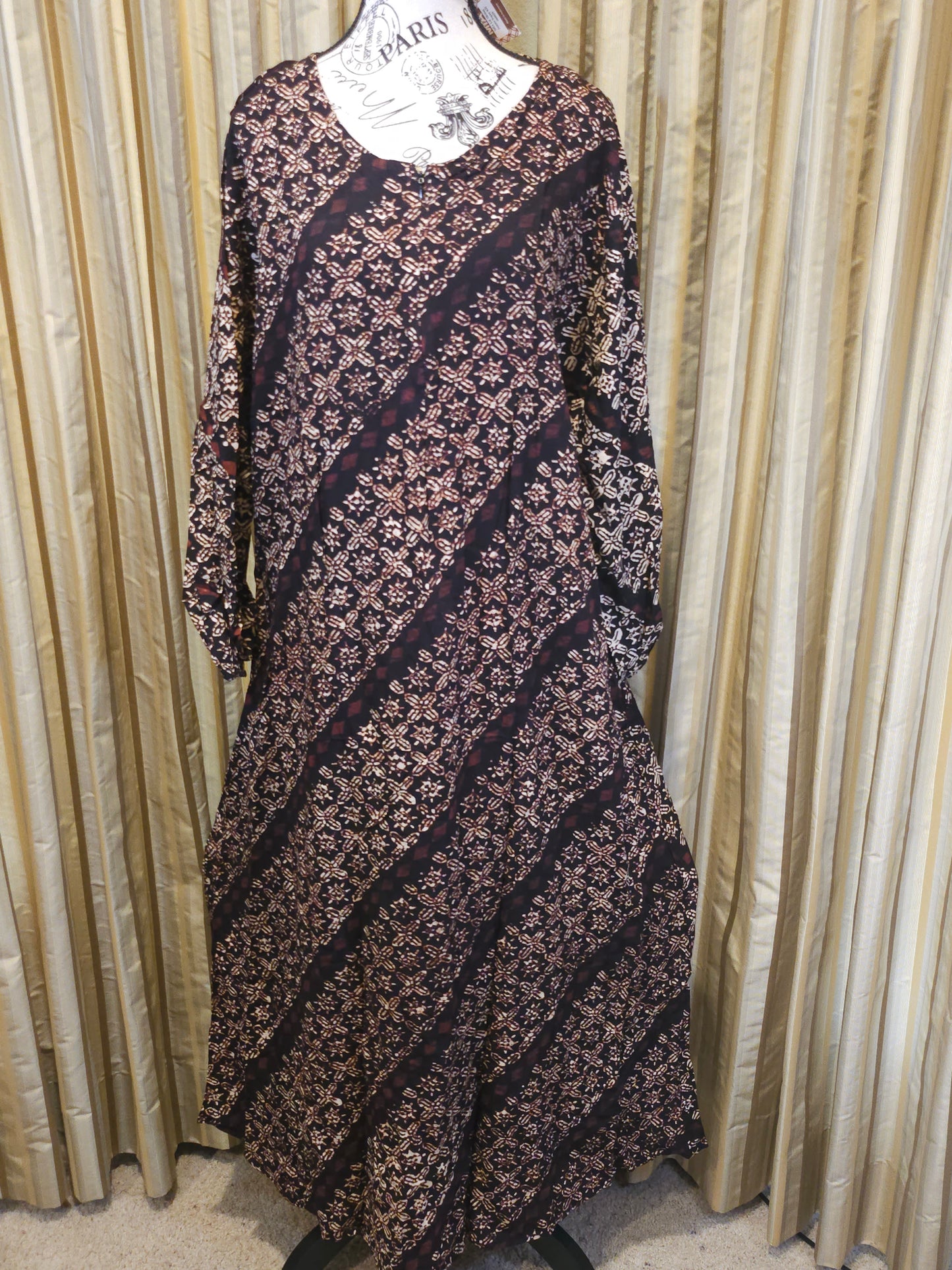 Mia batik plus size gown