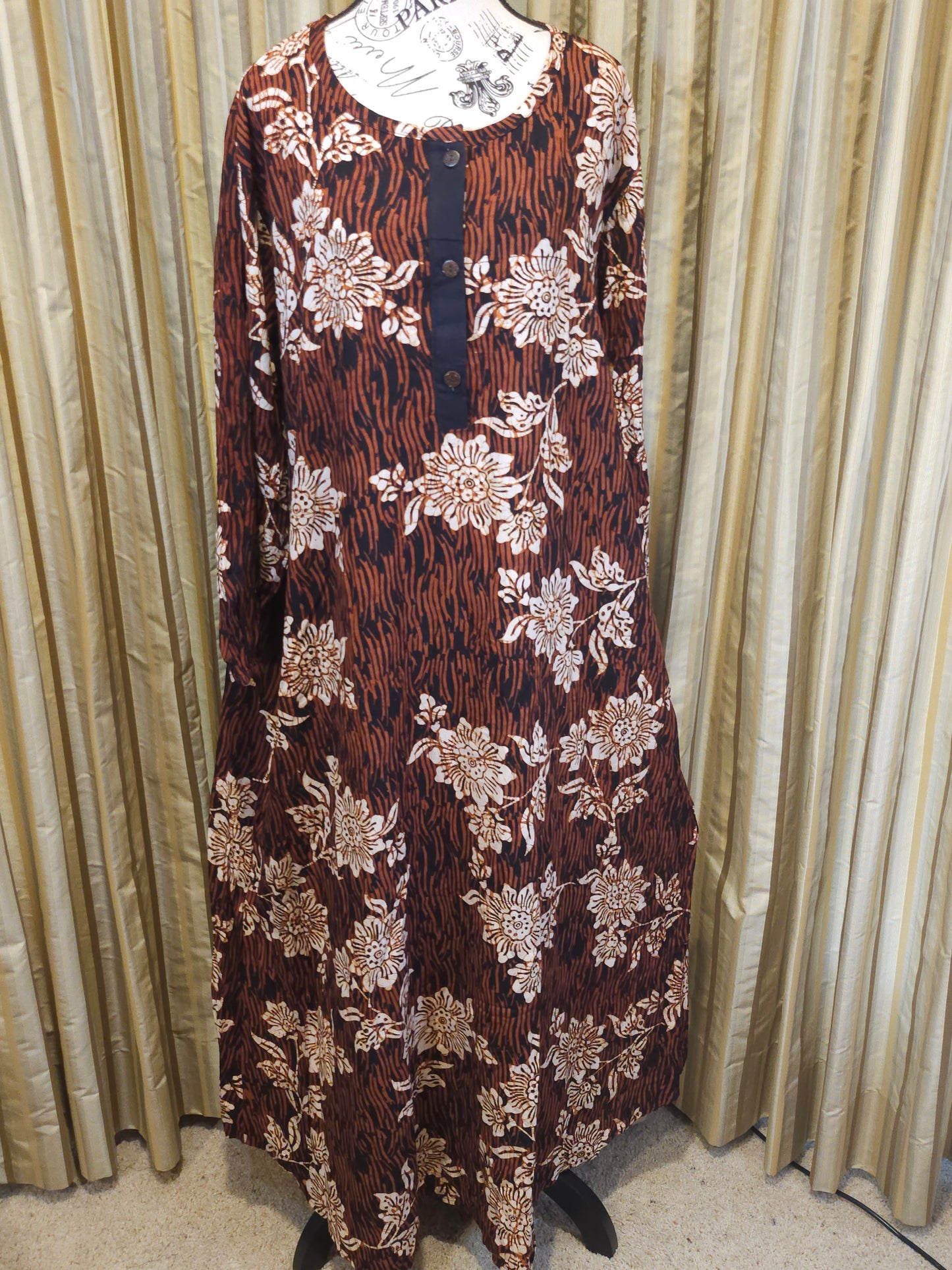Mia batik plus size gown