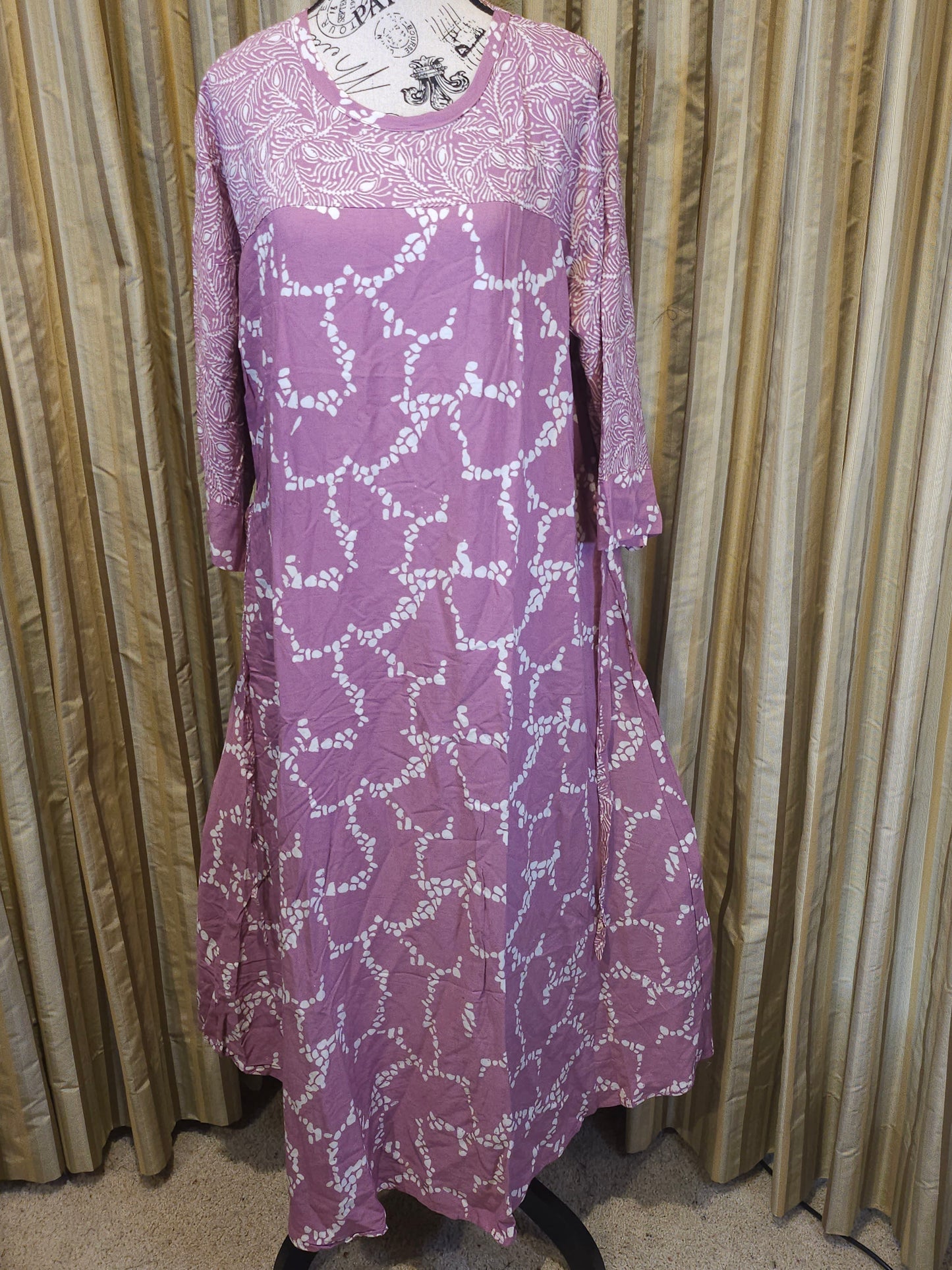 Mia batik plus size gown