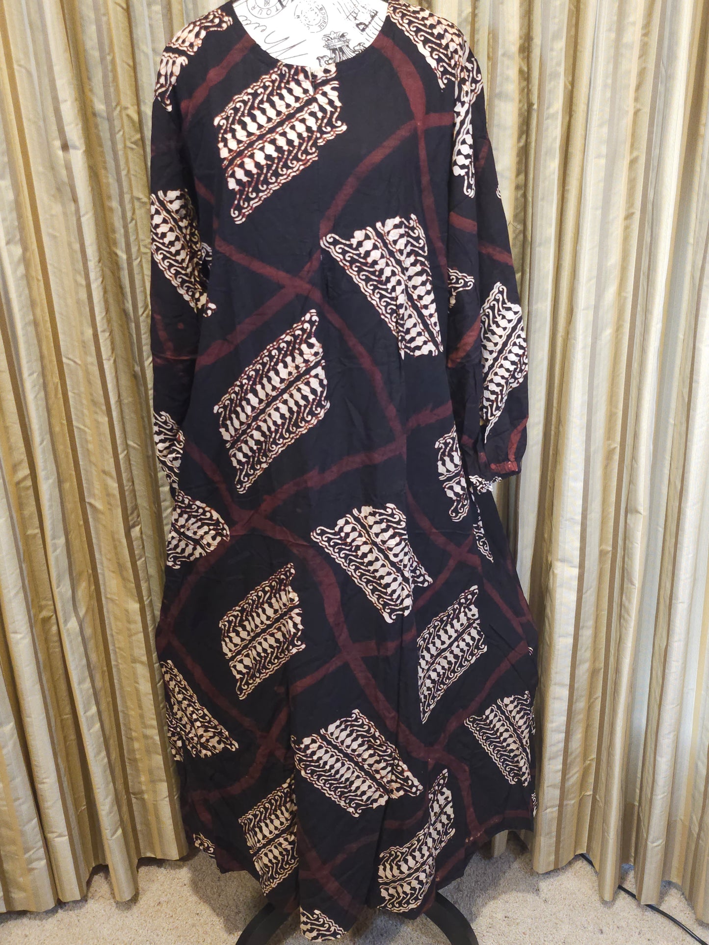 Mia batik plus size gown