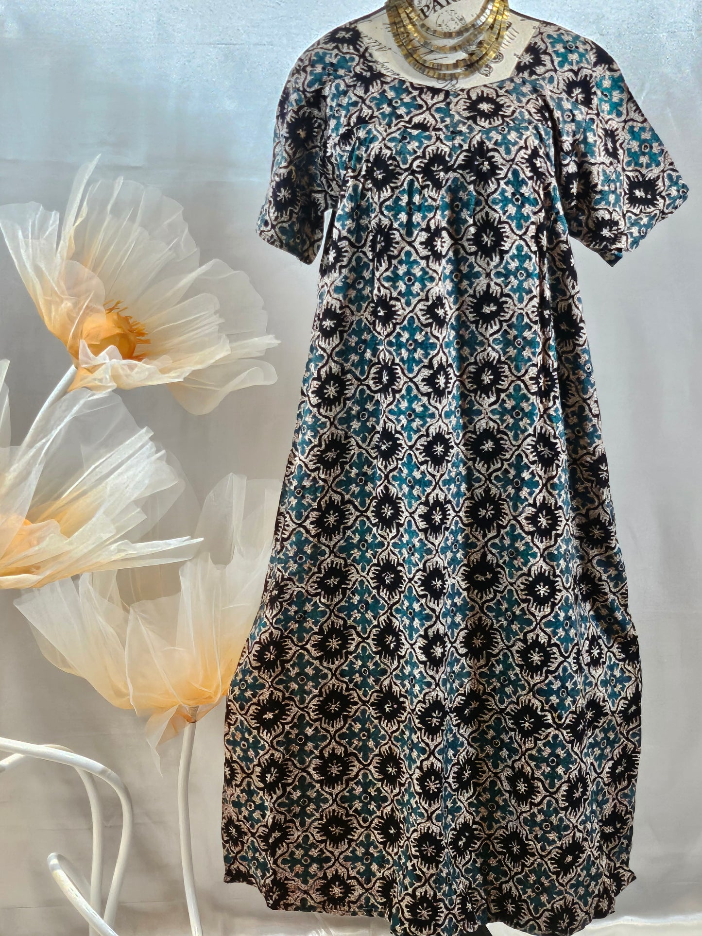 Mia batik mid length gown