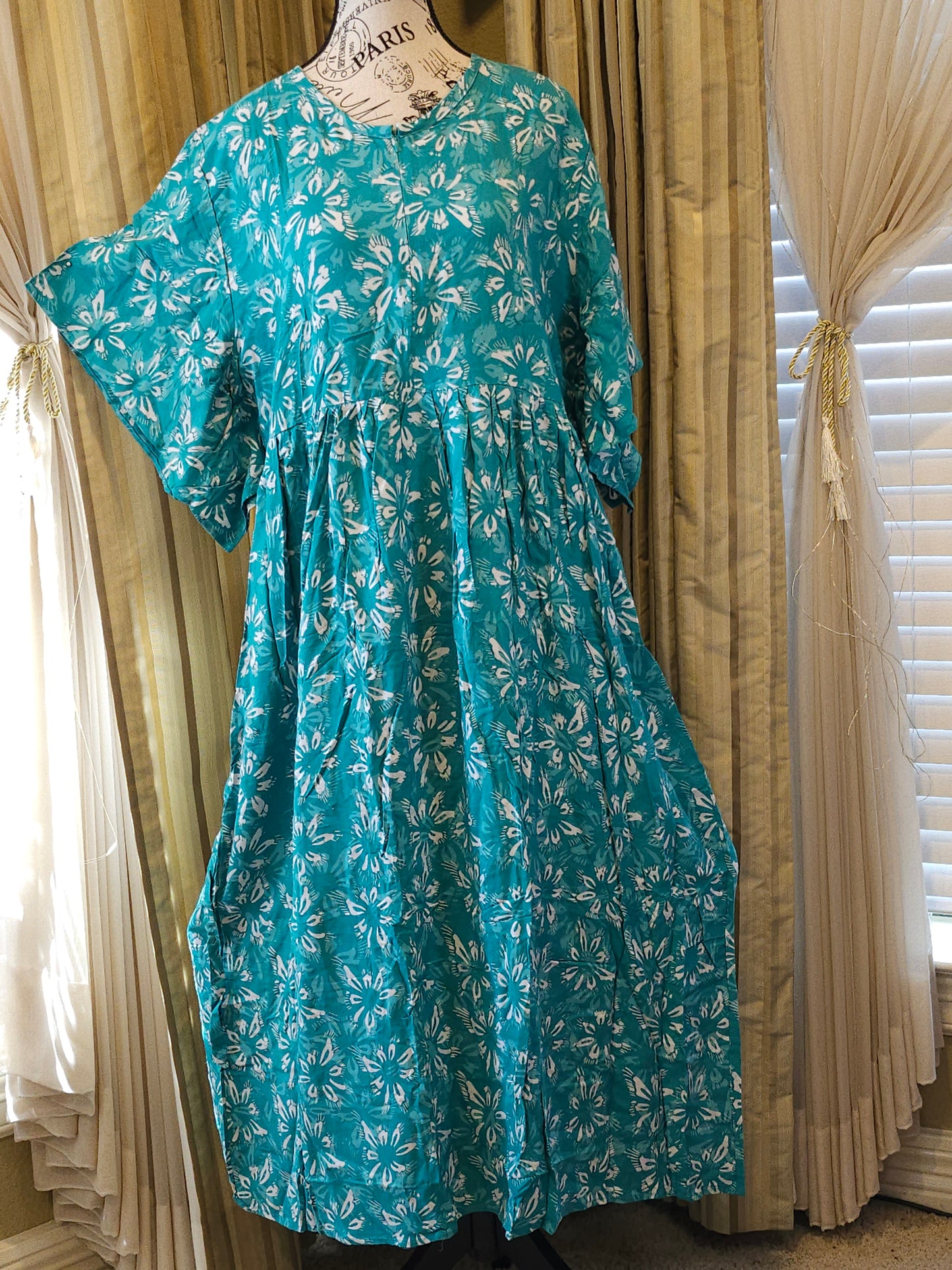 Mia batik mid length gown