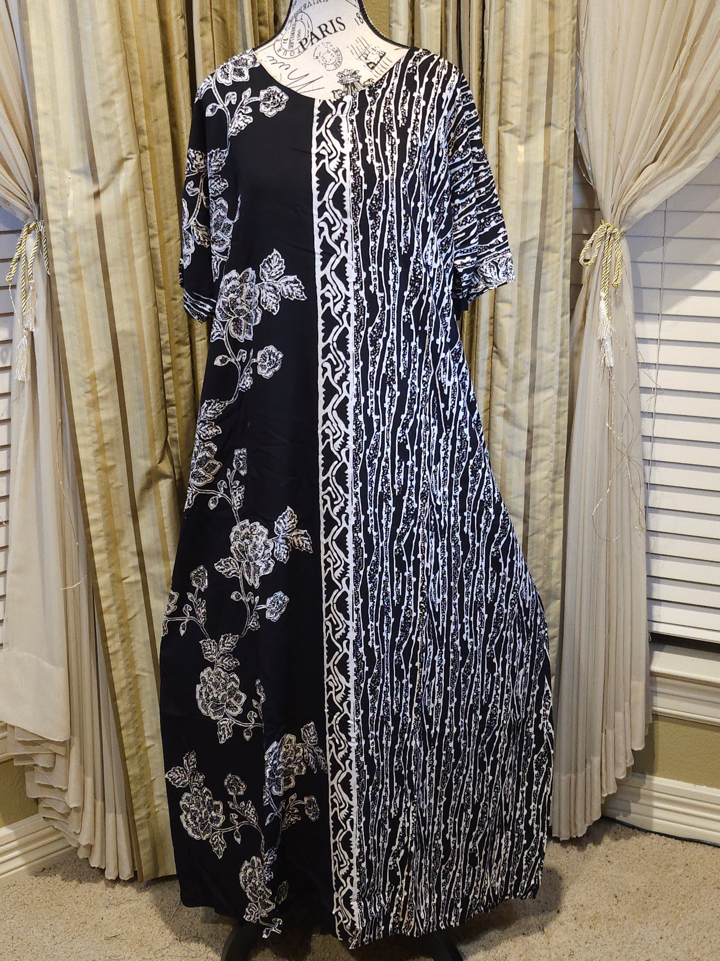 Mia batik long gown