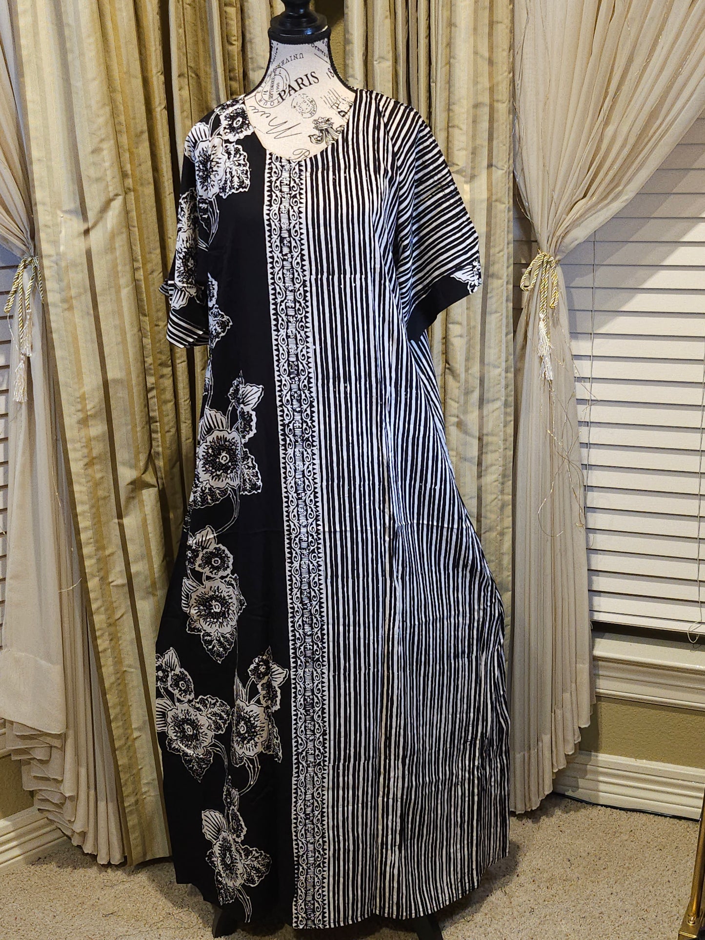 Mia batik long gown